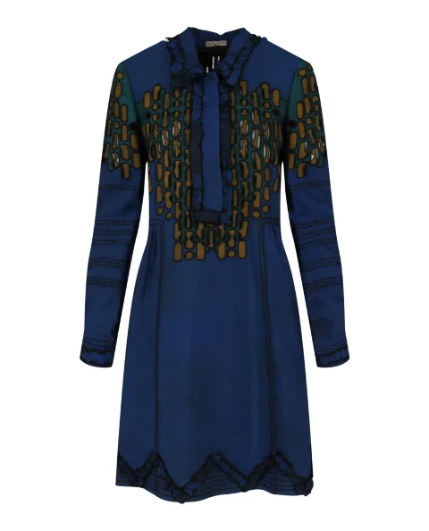 Blue Wool Bottega Veneta Dress