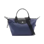 Blue Fabric Longchamp Handbag