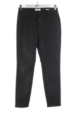 Black Viscose Closed Pants