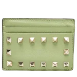 Green Leather Valentino Wallet