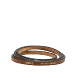 Brown Leather Loewe Bracelet