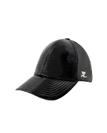 Black Cotton Courrèges Hat