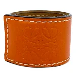 Orange Leather Loewe Bracelet