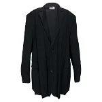 Black Polyester Balenciaga Blazer