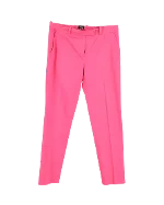 Pink Cotton Alexander McQueen Pants