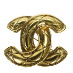 Gold Metal Chanel Brooch