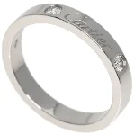 Silver Platinum Cartier Ring