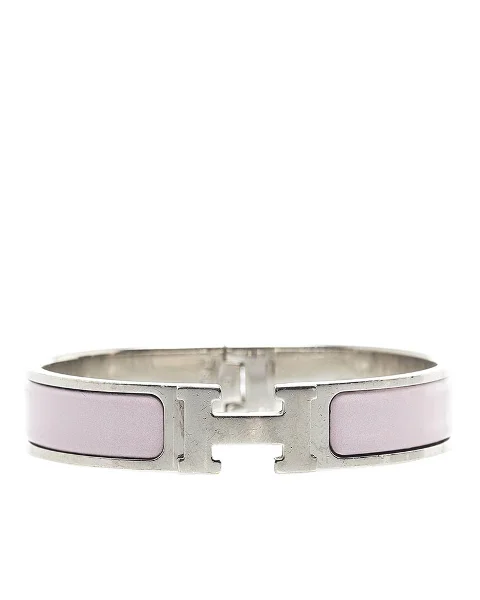 Pink Fabric Hermès Bracelet