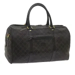 Black Leather Bally Handbag
