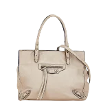 Beige Leather Balenciaga City