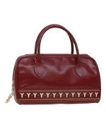 Red Leather Saint Laurent Handbag