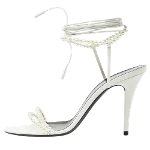 White Leather Yves Saint Laurent Sandals