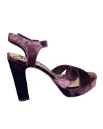 Purple Velvet Sam Edelman Sandals