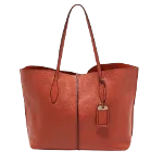 Orange Leather Tod's Tote