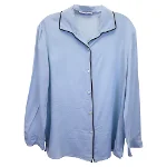 Blue Silk Prada Shirt