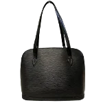 Black Leather Louis Vuitton Lussac