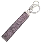 Purple Leather Prada Key Holder