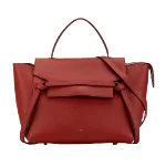 Red Leather Celine Belt Bag