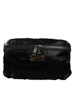 Black Fabric Dolce & Gabbana Belt Bag