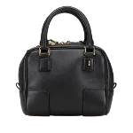 Black Leather Loewe Amazona