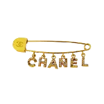 Gold Metal Chanel Brooch