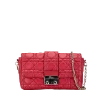 Red Leather Dior Crossbody Bag