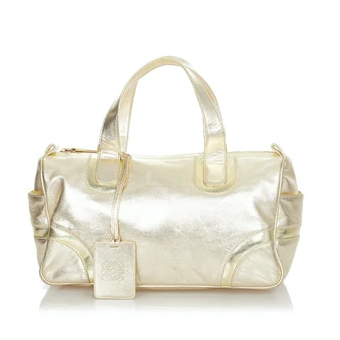 Gold Leather Loewe Handbag