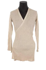 Beige Linen JOSEPH Cardigan