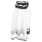 White Polyester Comme des Garçons Skirt