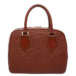 Brown Leather Louis Vuitton Voltaire