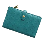 Green Leather Bottega Veneta Wallet