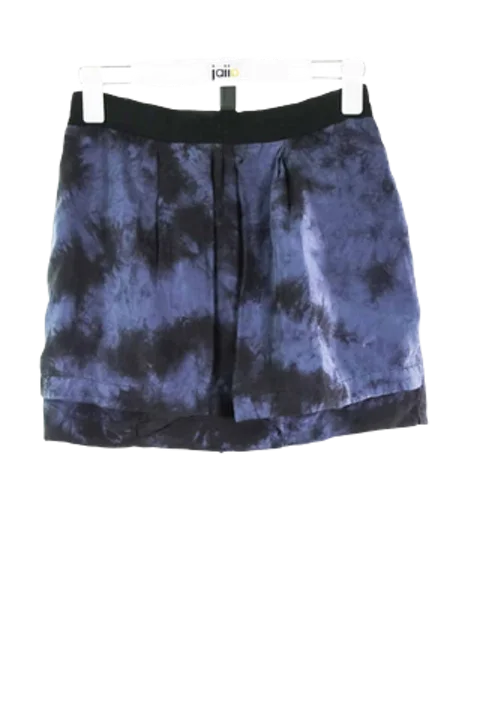 Blue Silk The Kooples Skirt