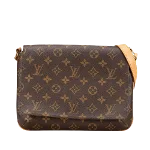 Brown Canvas Louis Vuitton Musette Tango