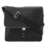 Black Canvas Prada Shoulder Bag