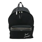 Black Canvas Yves Saint Laurent Backpack