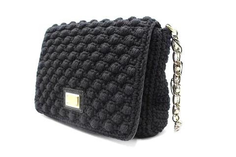 Black Fabric Dolce & Gabbana Shoulder Bag