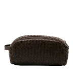 Brown Leather Bottega Veneta Clutch