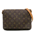 Brown Canvas Louis Vuitton Musette Tango