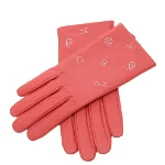 Pink Leather Hermès Gloves