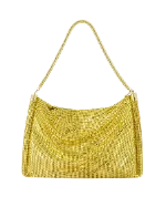 Yellow Fabric Paco Rabanne Handbag