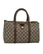 Beige Fabric Gucci Handbag