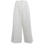 White Linen Jacquemus Pants