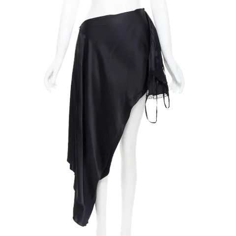 Black Silk Maison Margiela Skirt
