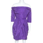 Purple Silk Vera Wang Dress