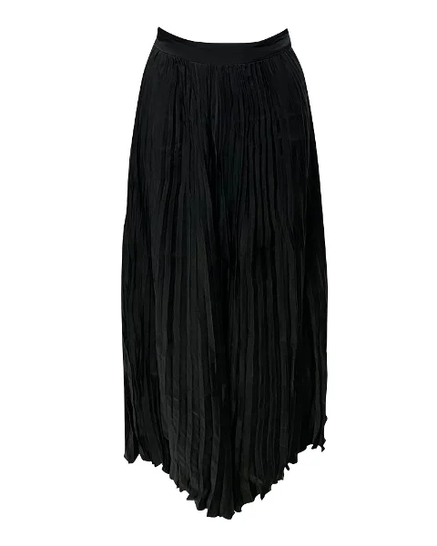 Black Fabric Joseph Skirt