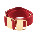 Red Nylon Salvatore Ferragamo Belt