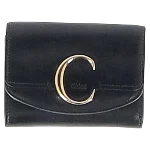 Black Leather Chloé Wallet