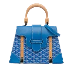 Blue Canvas Goyard Handbag