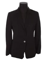 Black Viscose Sandro Blazer