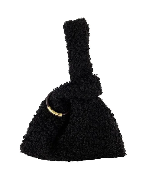 Black Fabric Nanushka Handbag